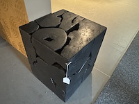 Bijzettafel raw interiors, teakstand, zwart - afbeelding 4 van  4