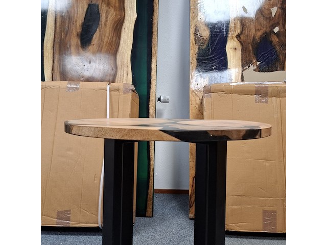 Bijzettafel, rond - afbeelding 3 van  4