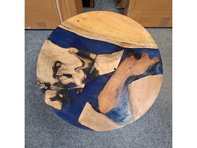 Bijzettafel, rond - afbeelding 2 van  4