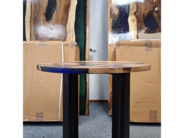 Bijzettafel, rond - afbeelding 3 van  4