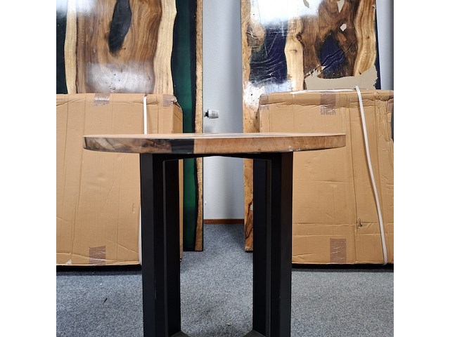 Bijzettafel, rond - afbeelding 3 van  4