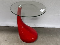 Bijzettafel, rood, design - afbeelding 1 van  3