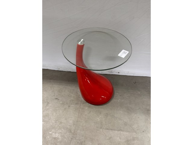 Bijzettafel, rood, design - afbeelding 2 van  3