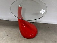 Bijzettafel, rood, design - afbeelding 2 van  3