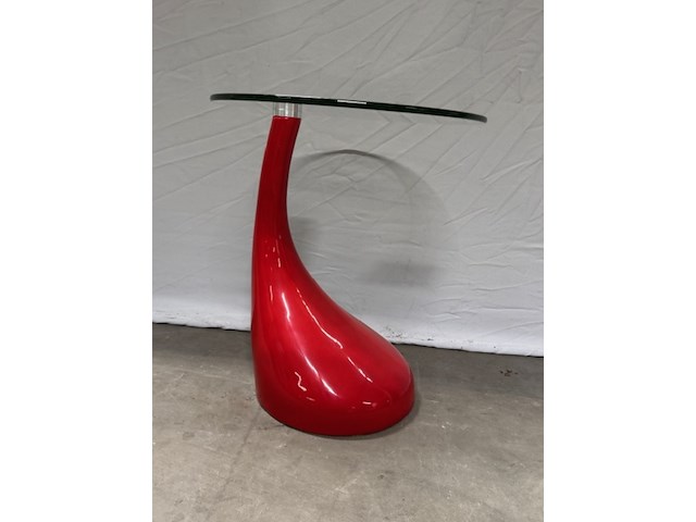 Bijzettafel, rood, design - afbeelding 3 van  3