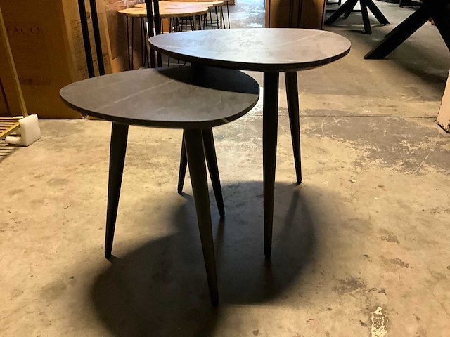 Bijzettafel set van 2 (2x) - afbeelding 1 van  8