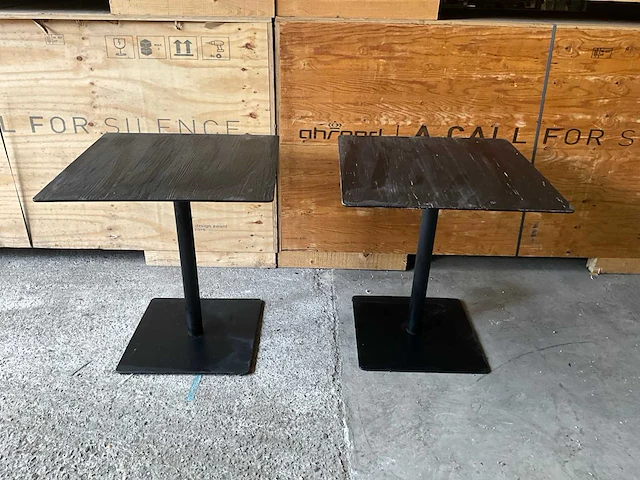 Bijzettafel | zuiver 70x70x75cm (2x) - afbeelding 1 van  4