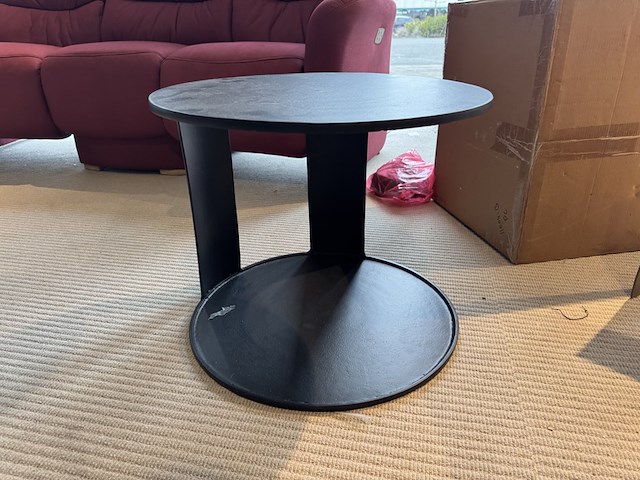 Bijzettafel, zwart aluminium - afbeelding 3 van  3