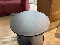 Bijzettafel, zwart aluminium - afbeelding 2 van  3