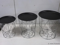 Bijzettafels - 3 stuks - afbeelding 2 van  3