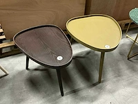 Bijzettafels h41&39,5cm (2x)