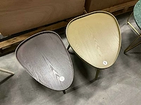 Bijzettafels h41&39,5cm (2x) - afbeelding 2 van  2