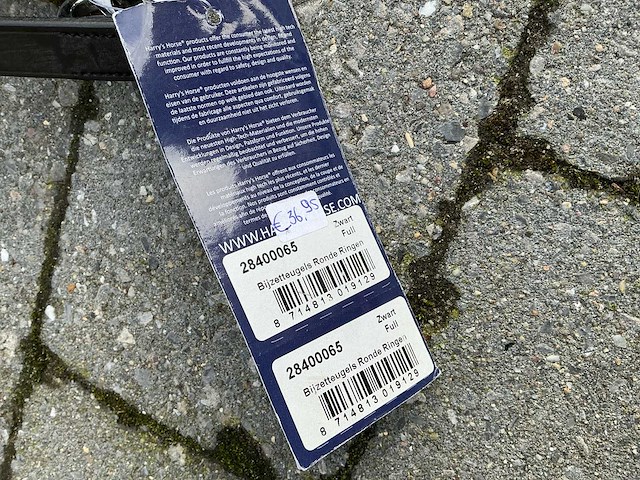 Bijzetteugels ronde ringen + martingaal paarden - afbeelding 2 van  4