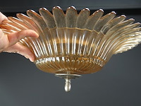 Bijzonder fraaie iriserend glazen plafonniere - afbeelding 4 van  5