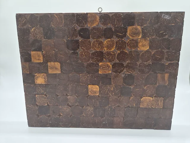 Bijzonder vintage houten wandreliëf – handgemaakt – indonesische minangkabau-stijl – 20e eeuw - afbeelding 11 van  12