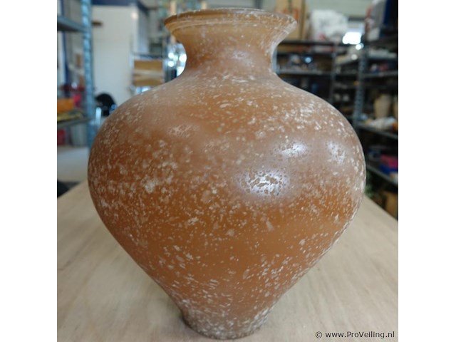 Bijzondere groten glazen vaas - afbeelding 2 van  5