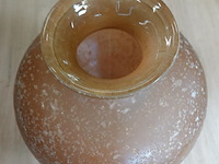 Bijzondere groten glazen vaas - afbeelding 4 van  5