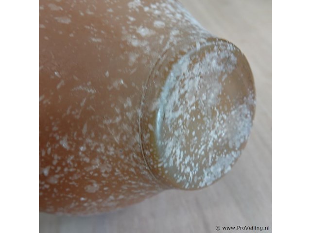 Bijzondere groten glazen vaas - afbeelding 5 van  5