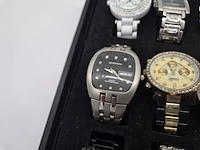 Bijzondere horlogecollectie – 30 polshorloges – mix van vintage, klassiek en modern – inclusief horlogebatterijen - afbeelding 10 van  13