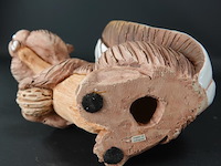 Bijzondere kunstig gemaakte aardewerk eekhoorn - afbeelding 5 van  5