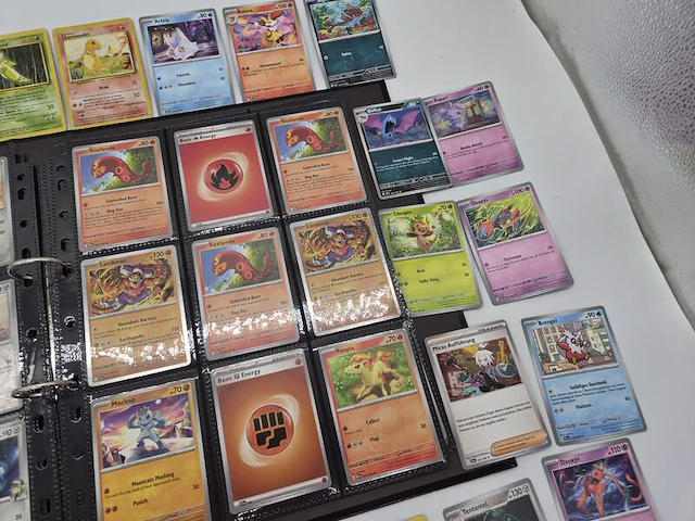 Bijzondere pokémonverzameling – vintage kaarten – gengar – charmander – rhydon – verzamelmap – ongeopend lycanroc gx-pakket - afbeelding 7 van  30