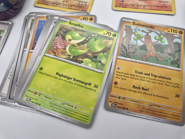 Bijzondere pokémonverzameling – vintage kaarten – gengar – charmander – rhydon – verzamelmap – ongeopend lycanroc gx-pakket - afbeelding 29 van  30