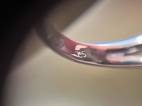 Bijzondere ring met natuurlijke edelstenen en diamant - afbeelding 5 van  7