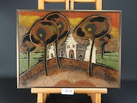 Bijzondere techniek ingelijst - afbeelding 1 van  5