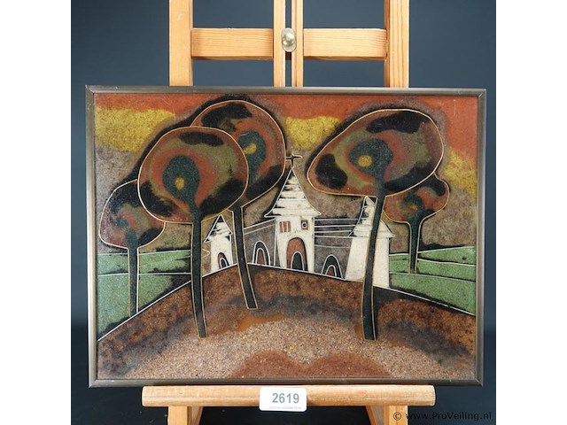 Bijzondere techniek ingelijst - afbeelding 2 van  5