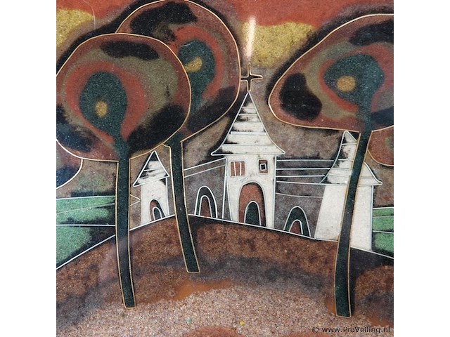 Bijzondere techniek ingelijst - afbeelding 3 van  5