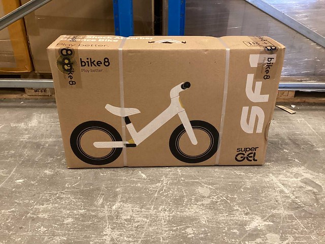 Bike8 sf1 - blauw - kinderfiets (2x) - afbeelding 1 van  2