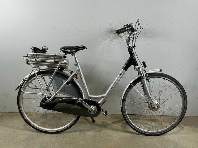 Bikkel gouden leeuw elektrische damesfiets - afbeelding 1 van  6