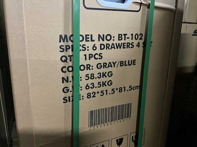 Bikkeltools 148 pcs gereedschapswagen - afbeelding 2 van  14