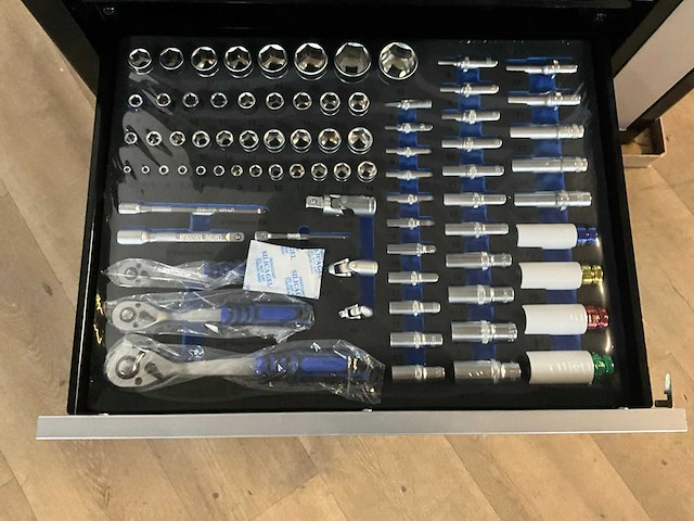 Bikkeltools 246 pcs gereedschapswagen - afbeelding 2 van  16