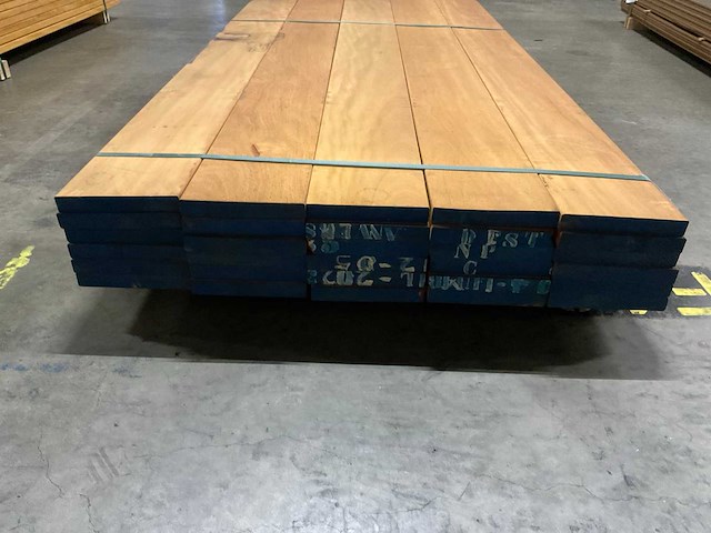 Bilinga planken 28x190 mm geschaafd (30x) - afbeelding 4 van  6