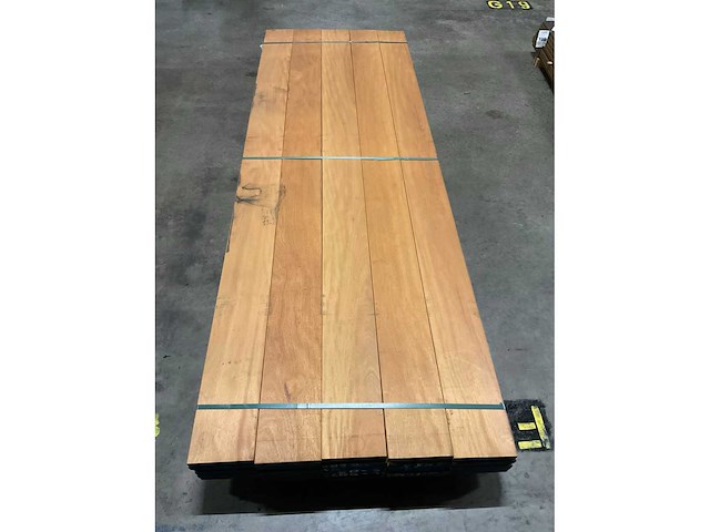 Bilinga planken 28x190 mm geschaafd (30x) - afbeelding 5 van  6