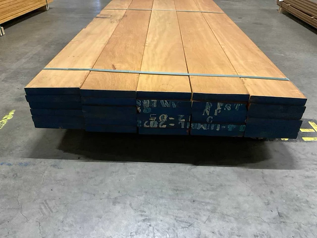 Bilinga planken 28x190 mm geschaafd (30x) - afbeelding 4 van  6