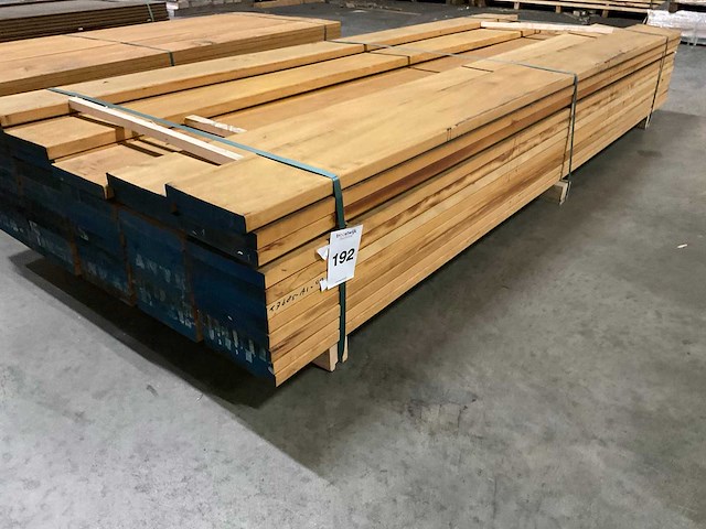 Bilinga planken 28x190 mm geschaafd (51x) - afbeelding 1 van  6