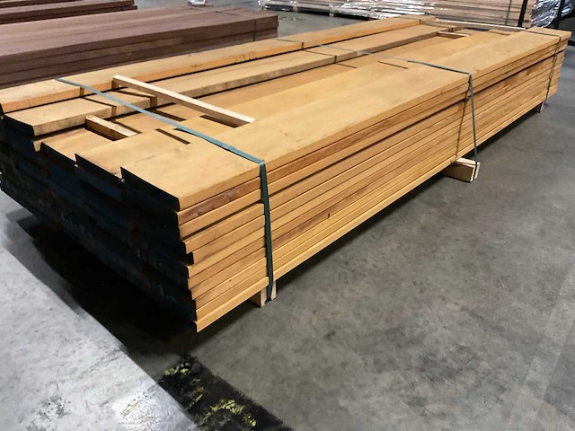 Bilinga planken 28x190 mm geschaafd (51x) - afbeelding 3 van  6