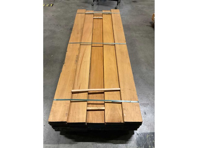 Bilinga planken 28x190 mm geschaafd (51x) - afbeelding 5 van  6