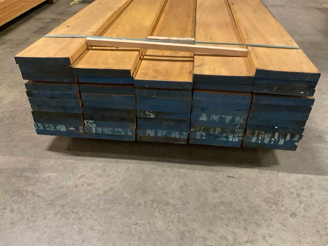 Bilinga planken 28x190 mm geschaafd (51x) - afbeelding 2 van  6