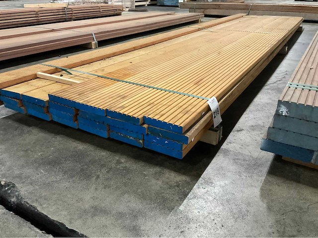 Bilinga vlonderdelen antislip 28x140 mm (26x) - afbeelding 1 van  3