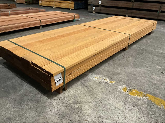 Bilinga vlonderdelen antislip 28x140 mm (42x) - afbeelding 1 van  4
