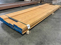 Bilinga vlonderplank met antislip 28x140 mm (32x) - afbeelding 1 van  6