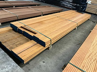 Bilinga vlonderplank met antislip 28x140 mm (32x) - afbeelding 3 van  6