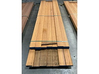 Bilinga vlonderplank met antislip 28x140 mm (32x) - afbeelding 5 van  6