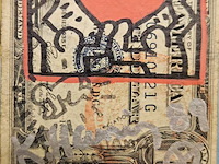 Biljet 1 dollar, pop art, stift, 1989 - afbeelding 3 van  3