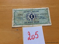 Biljet 1fr 1946 belgisch - afbeelding 1 van  2