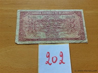Biljet 5 fr belgisch 1943. - afbeelding 1 van  2