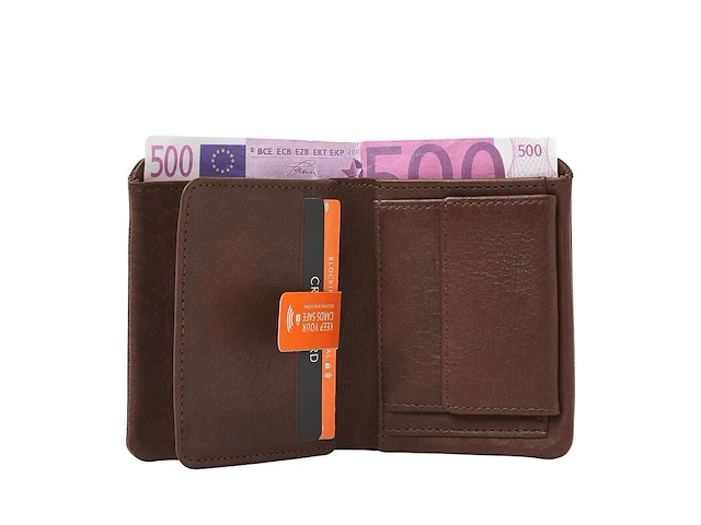 Billfold dr amsterdam, brown - afbeelding 3 van  5